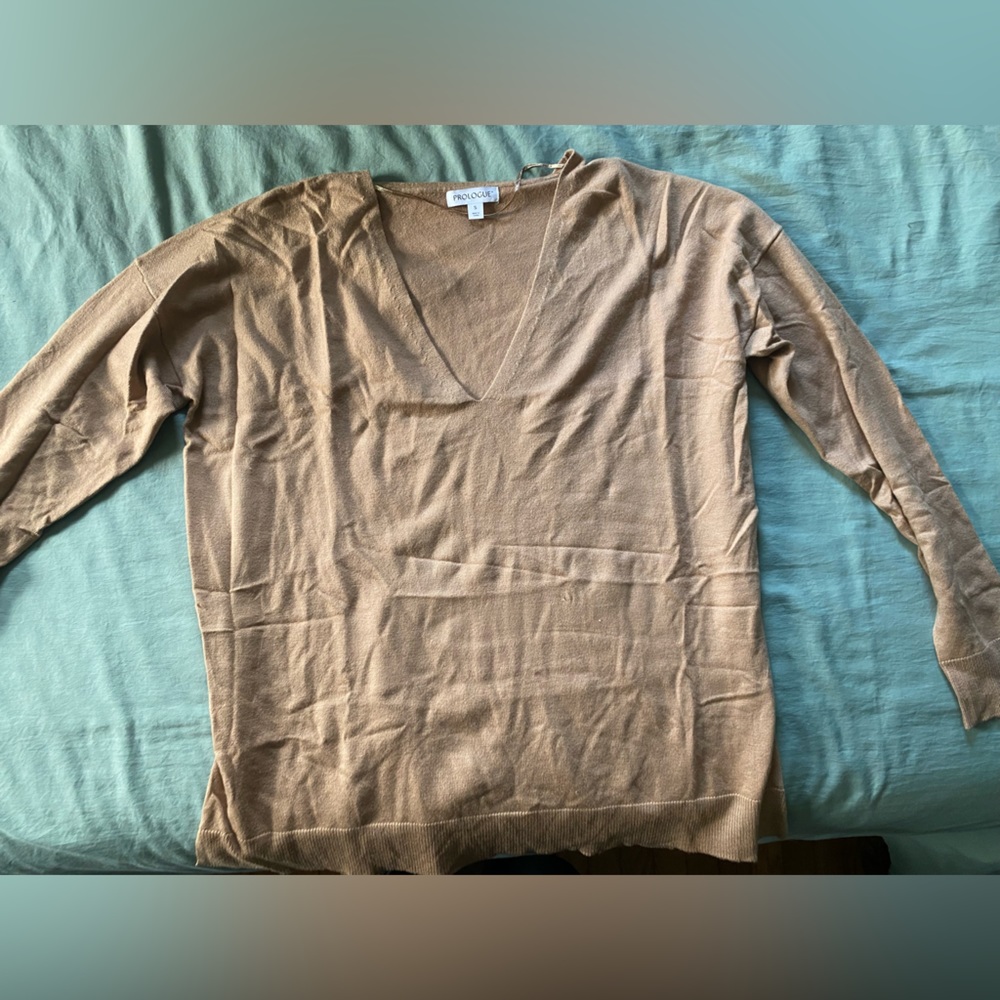 Prologue small brown sweater